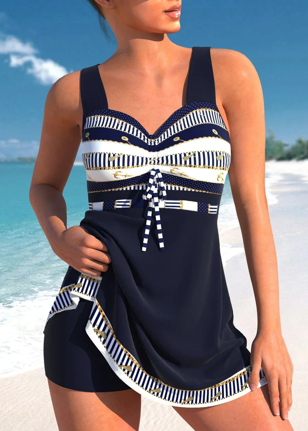 Rocio - Rochie De Baie Cu Imprimeu