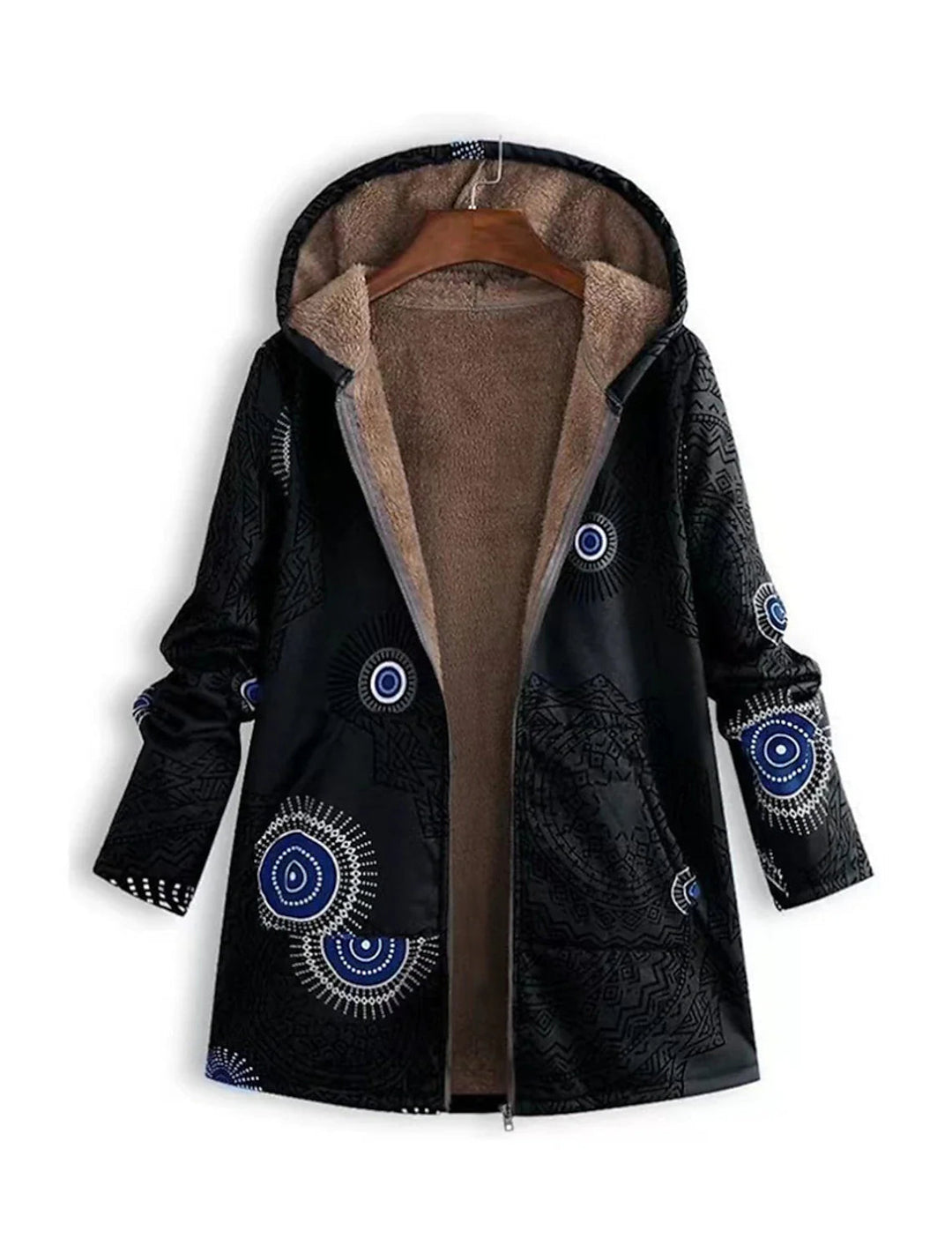 Aerilyn - Parka Caldă Si Moale, Cu Buzunare