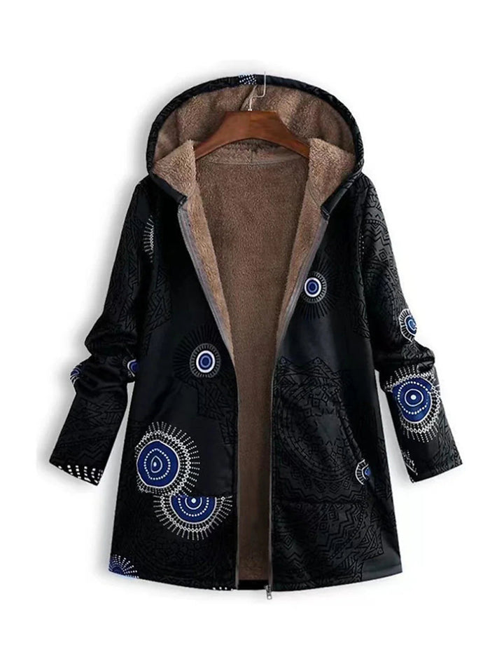 Aerilyn - Parka Caldă Si Moale, Cu Buzunare