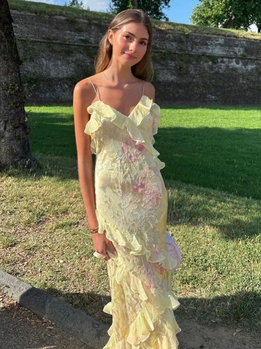 Latonya - Rochie Ușoară Cu Volane