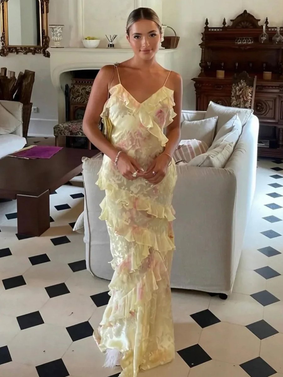 Latonya - Rochie Ușoară Cu Volane