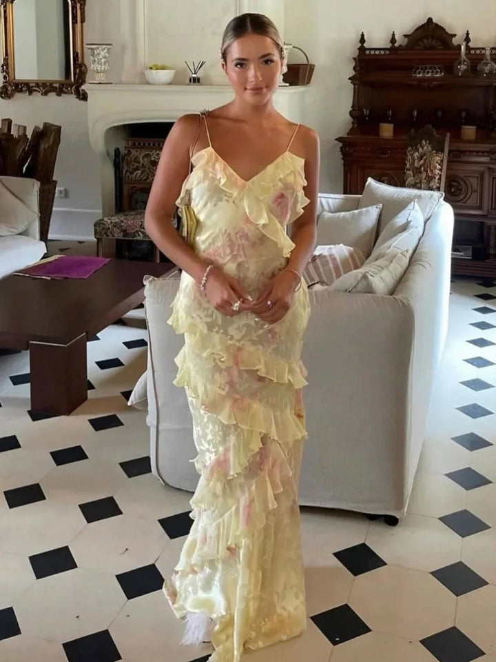 Latonya - Rochie Ușoară Cu Volane