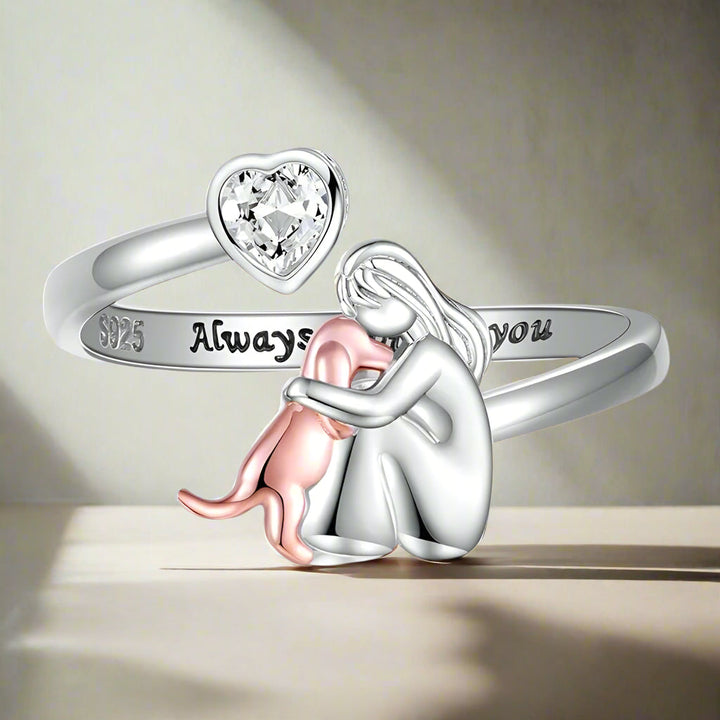 AlwaysPaw - Inel Cu Pictogramă Câine
